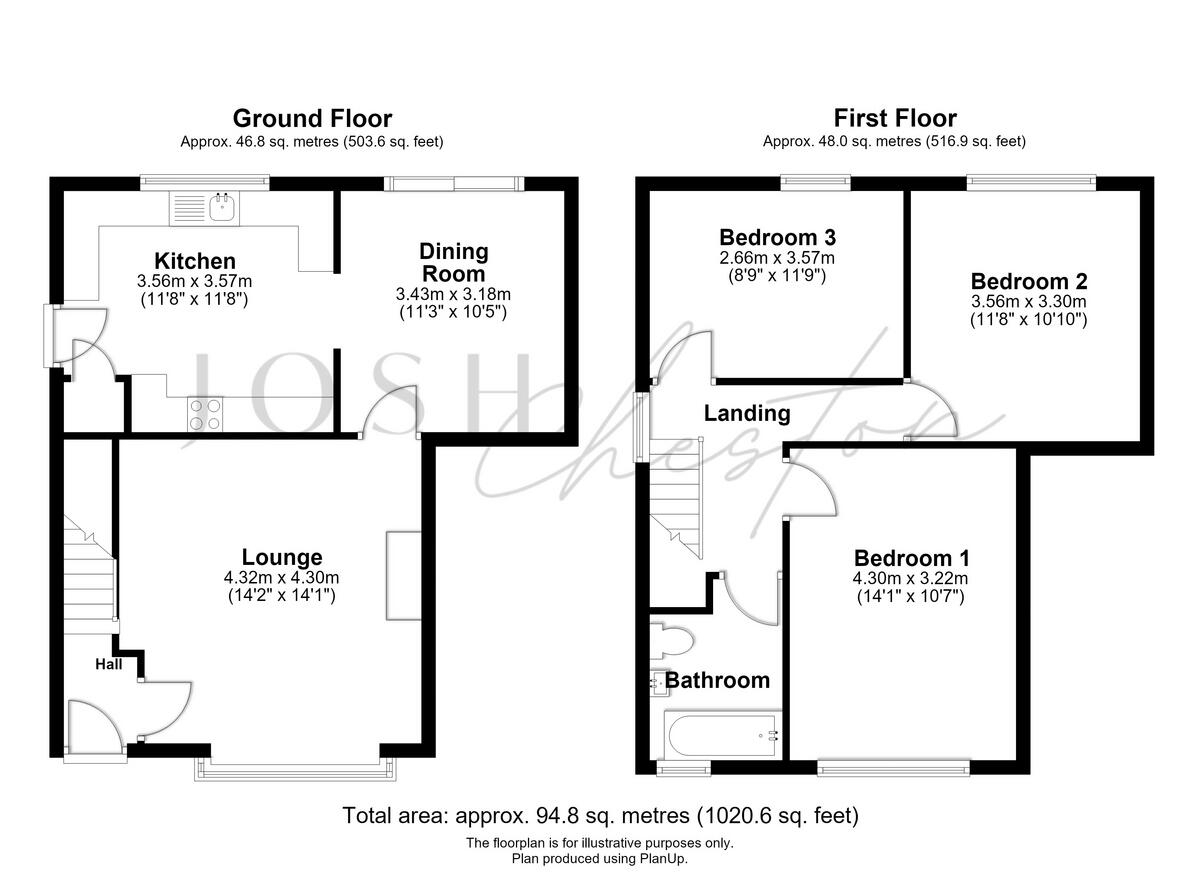 Larchview Road, Middleton, M24 floorplan
