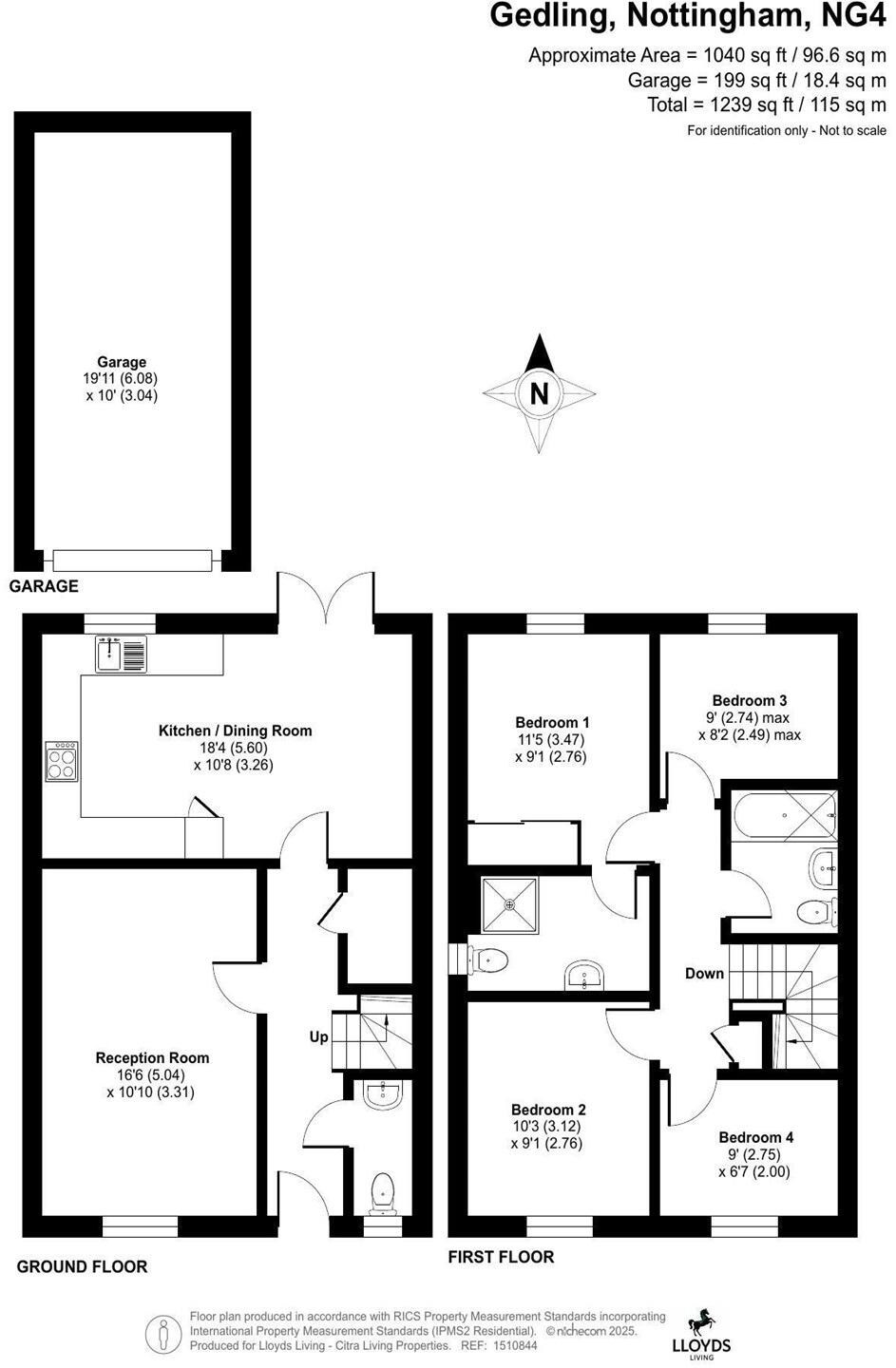 Taylor Way, NG4 floorplan
