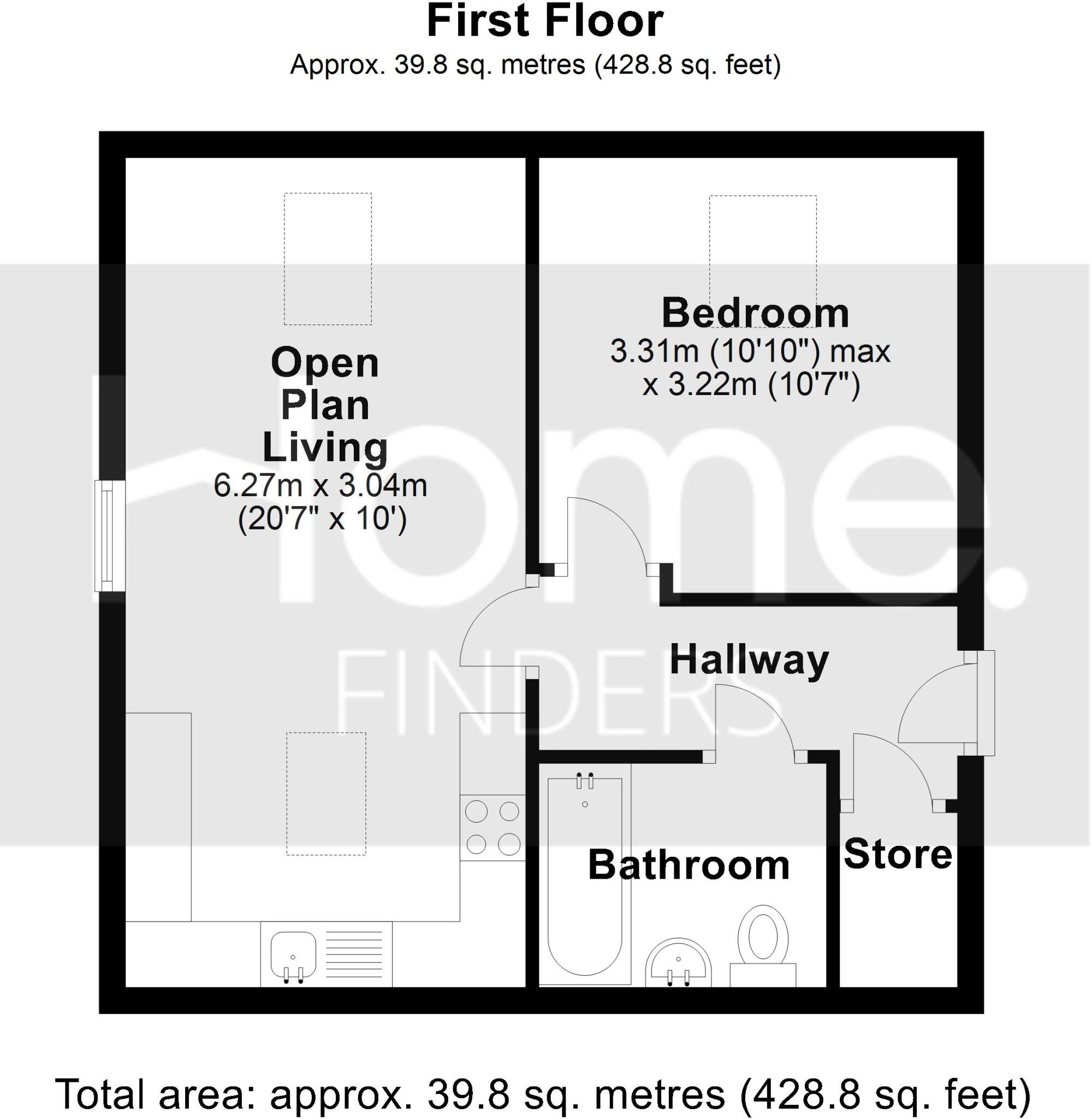 Woodcutters Mews, Groundwell West, Swindon, Wiltshire, SN25 floorplan