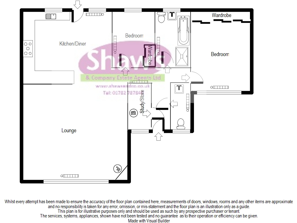 Chapel Bank, Mow Cop, Stoke-on-Trent floorplan