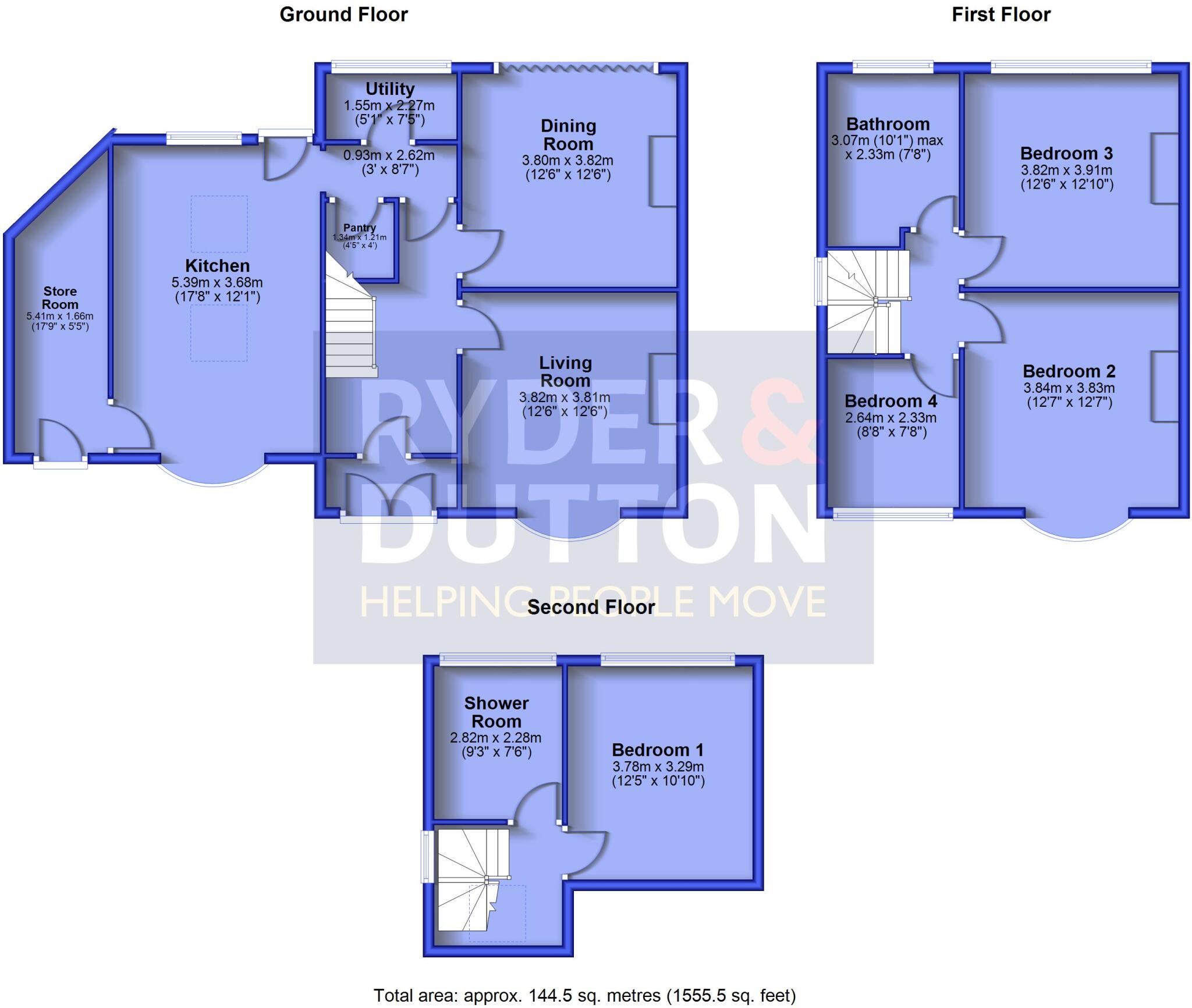 Brookfield Grove, Ashton-under-Lyne, Greater Manchester, OL6 floorplan