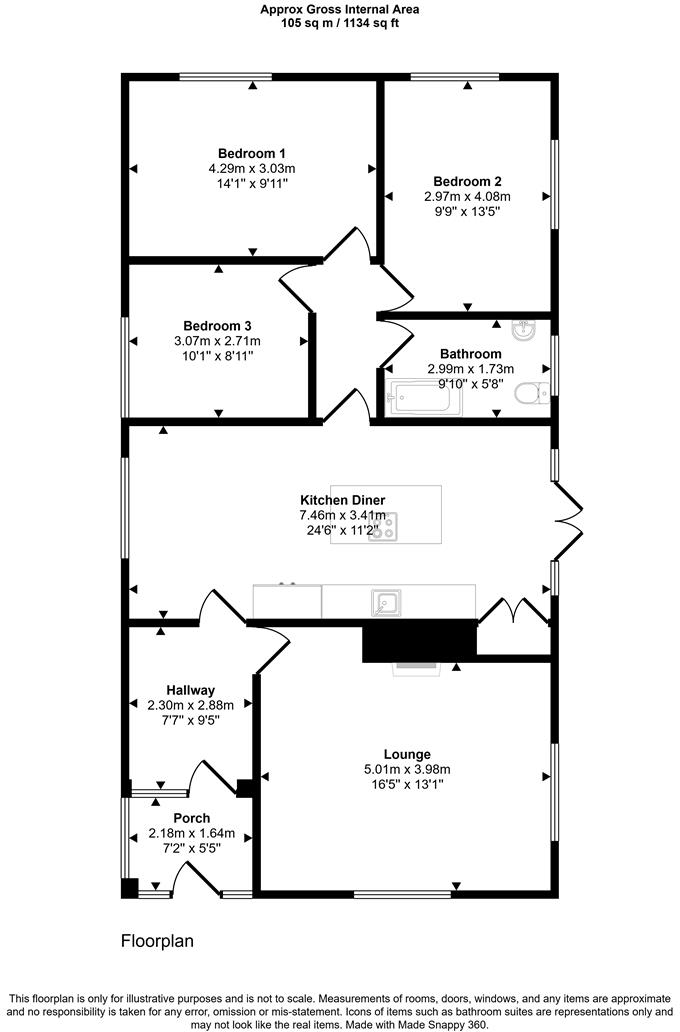 Station Road, St. Clears, Carmarthen floorplan