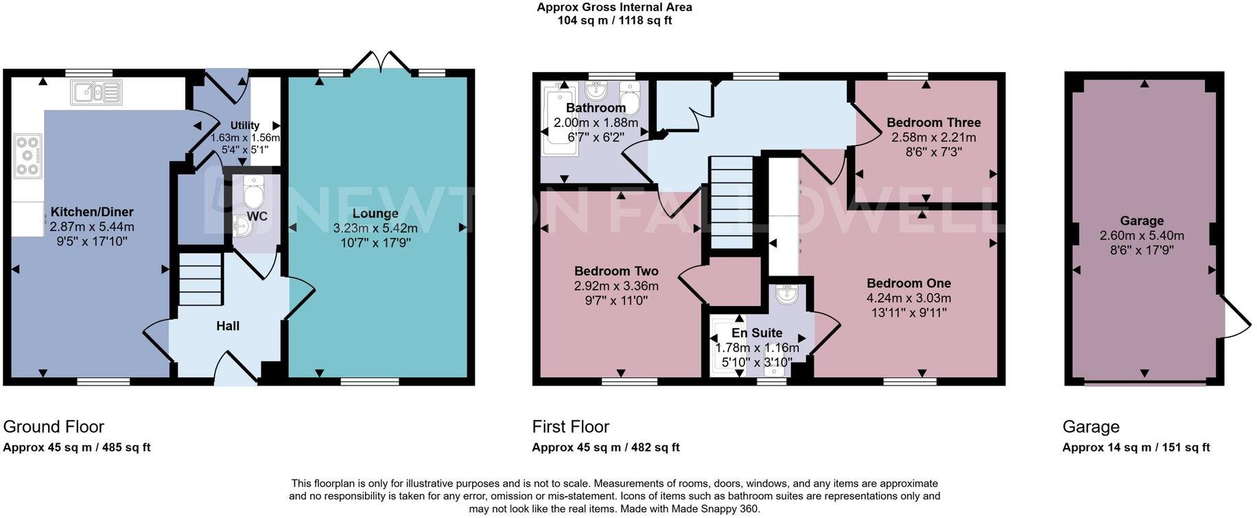 Headstock Close, Coalville, LE67 floorplan