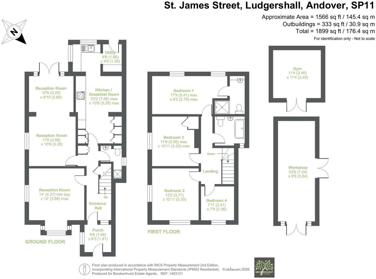 St. James Street, Ludgershall, Andover, SP11 9QF floorplan