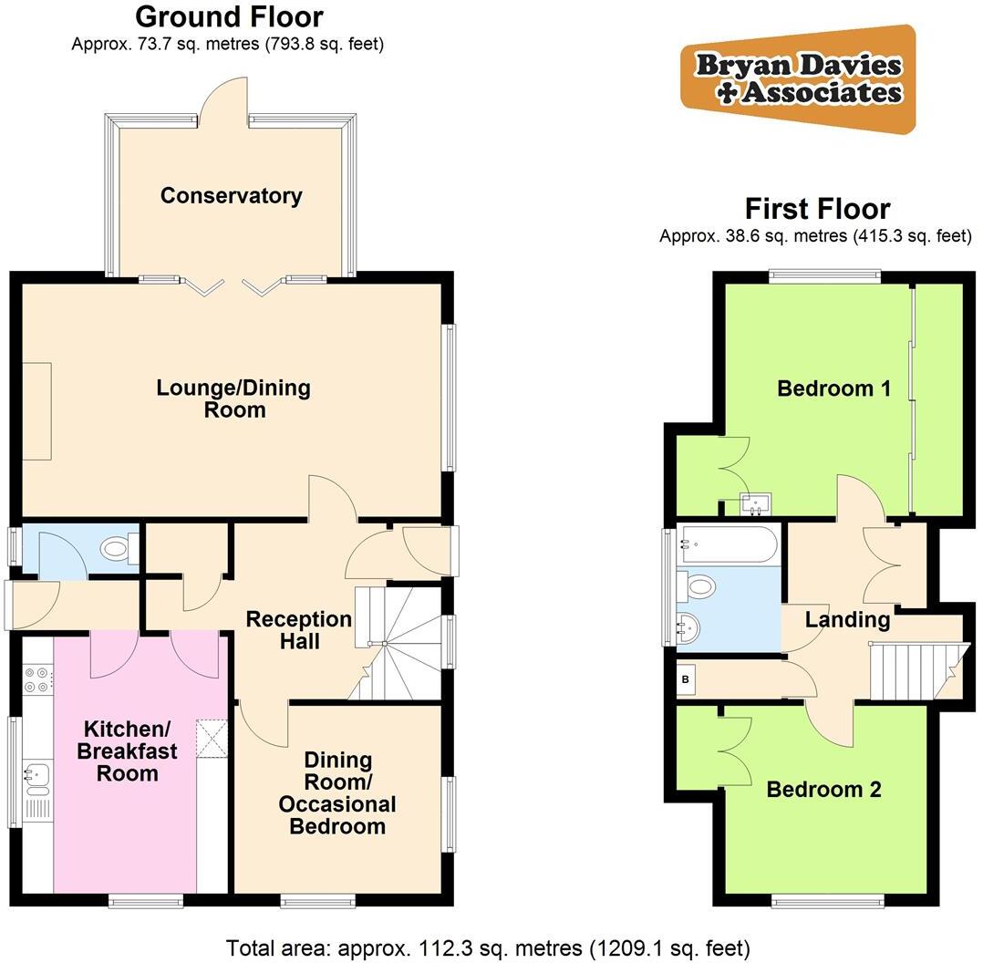 Pentywyn Road, Deganwy, Conwy floorplan