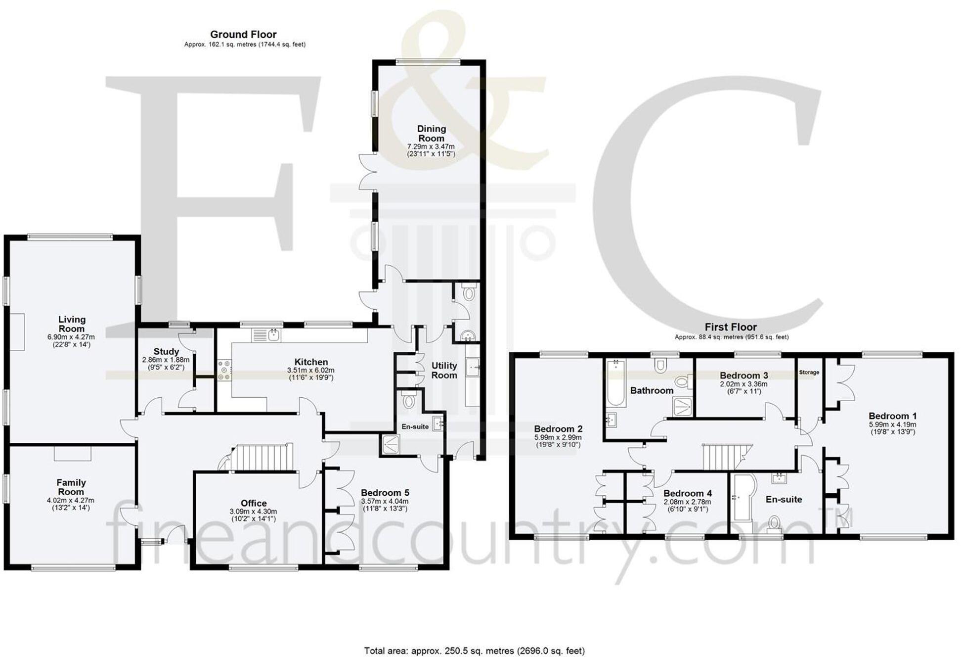 Cunningham Hill Road, St. Albans, AL1 floorplan