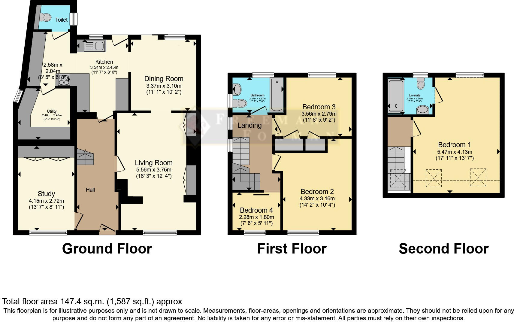 Arne Close, Tonbridge, Kent, TN10 floorplan
