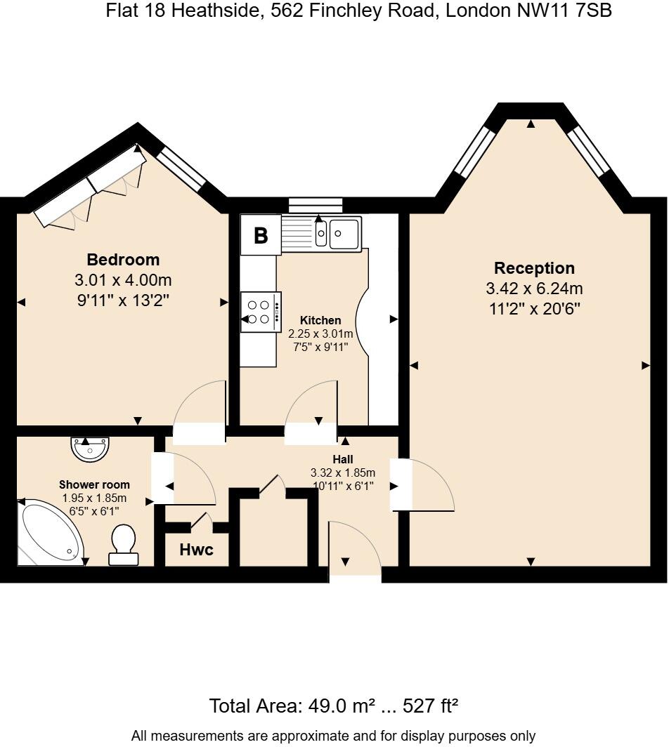 Heathside, Finchley Road, Golders Green, NW11 floorplan