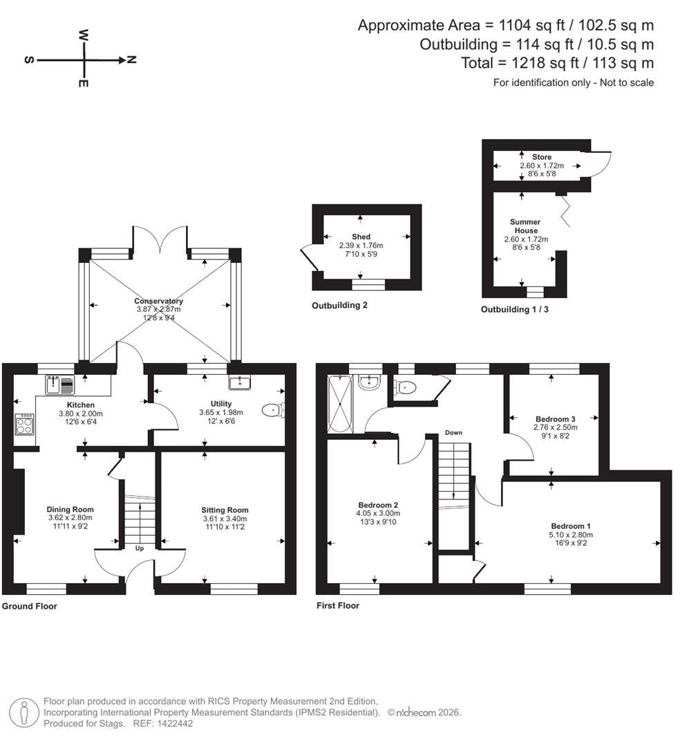 Westexe South, Tiverton floorplan