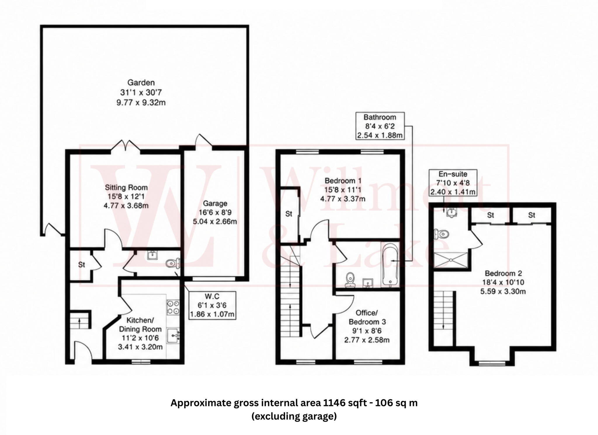 Boswell Street, Bishop's Stortford, Hertfordshire floorplan