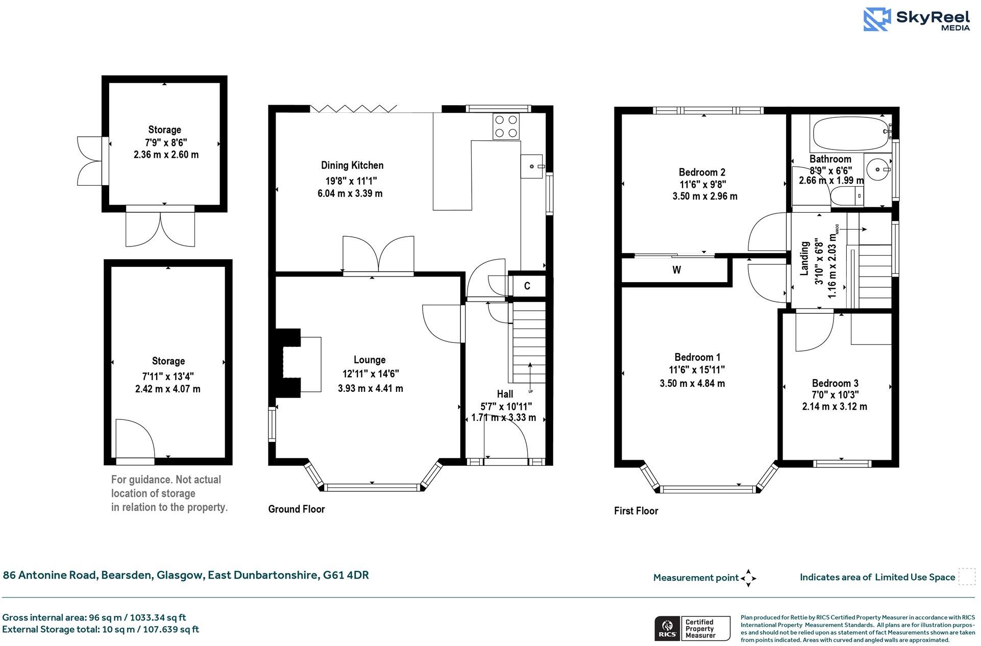 Antonine Road, Bearsden floorplan