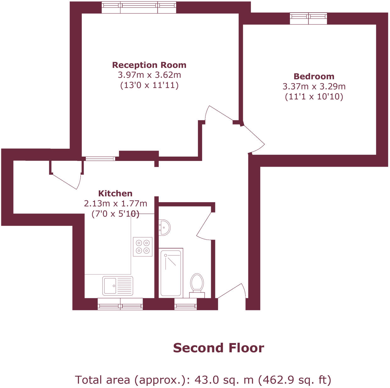 Vallance Road, London, E1 floorplan