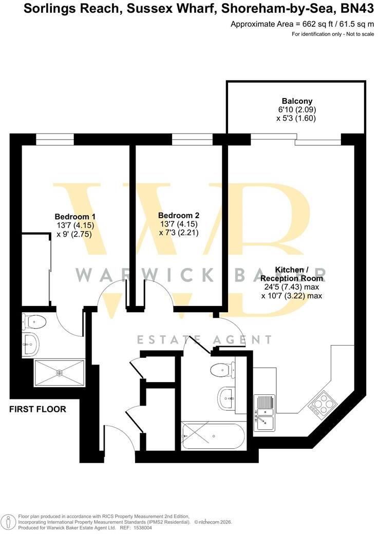 Sussex Wharf, Shoreham-By-Sea floorplan
