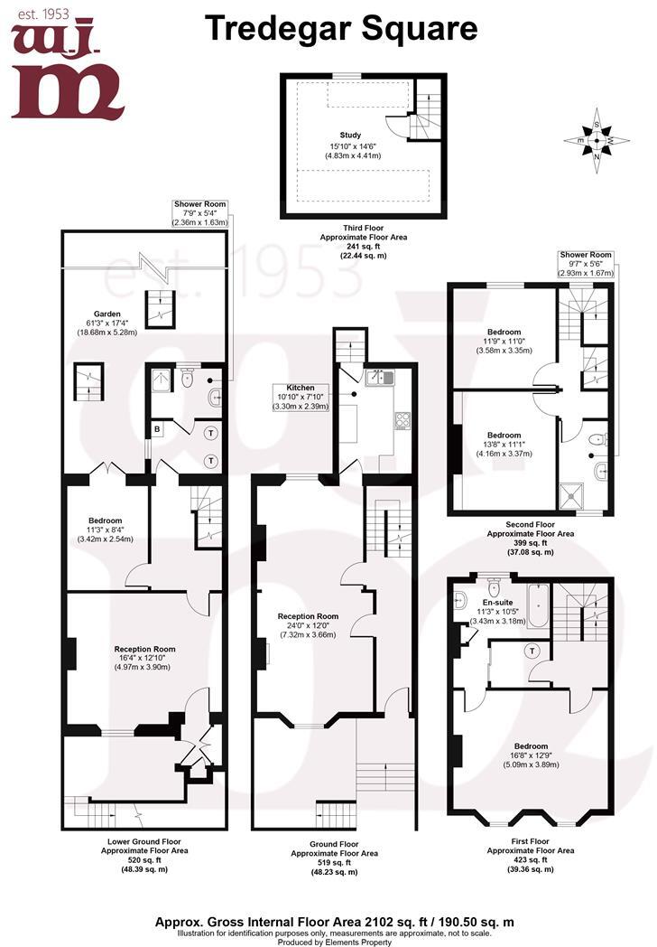Tredegar Square, London, E3 floorplan