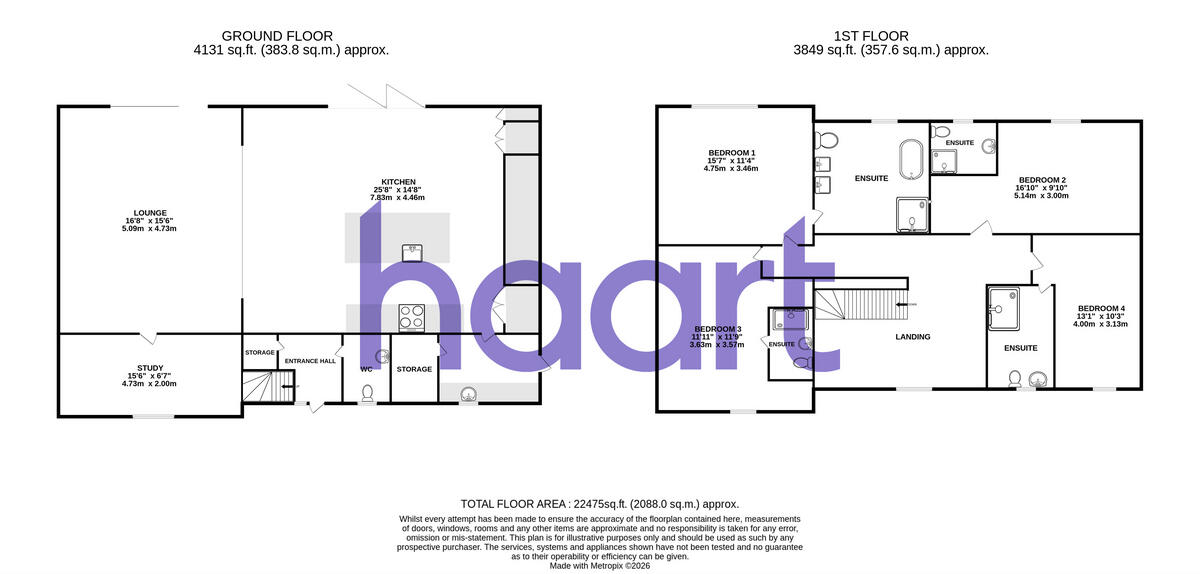 Mill Road, Bedford floorplan