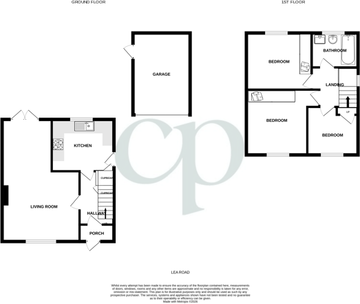 Lea Road, Ampthill, Bedfordshire, MK45 floorplan