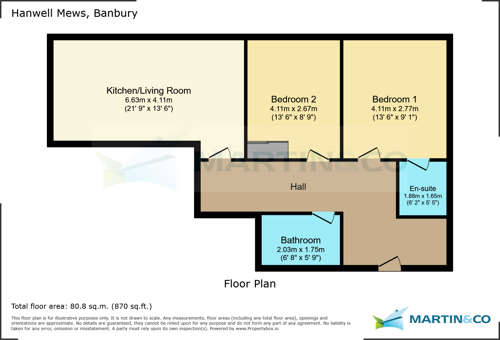 Hanwell Mews, Banbury, Oxfordshire floorplan
