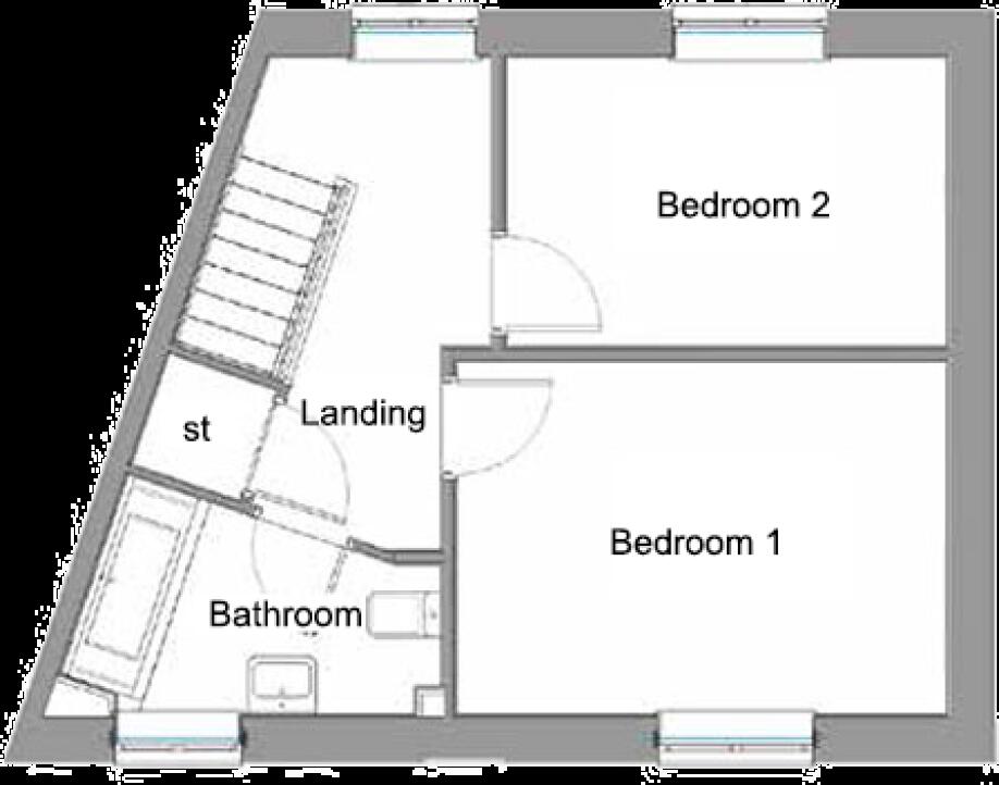 Off Standard Hill, Hugglescote, Leicestershire, 
LE67 3GD floorplan