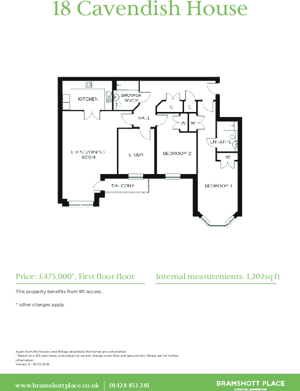 Cavendish House, Bramshott place, Liphook, Hampshire, GU30 floorplan