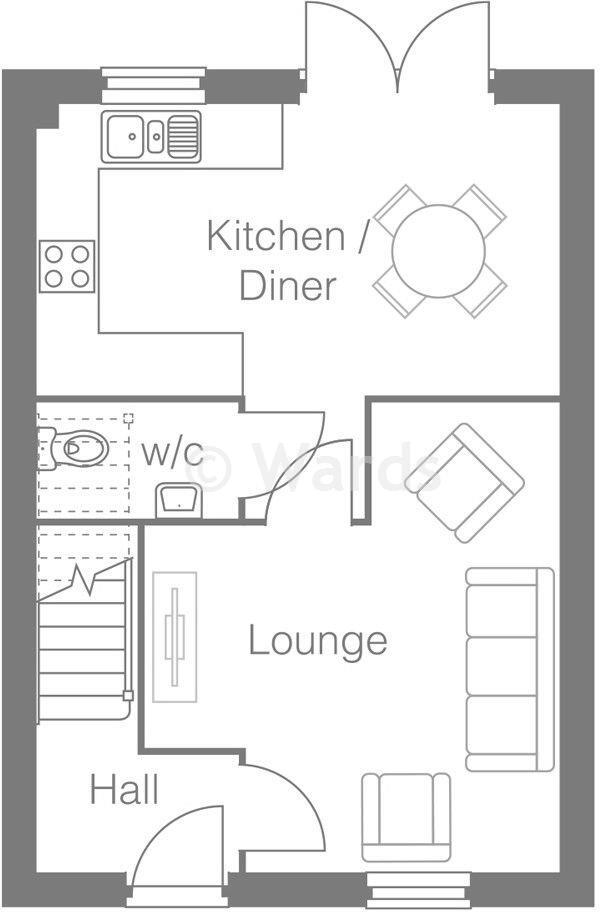 Richmond Park, Whitfield, Kent floorplan