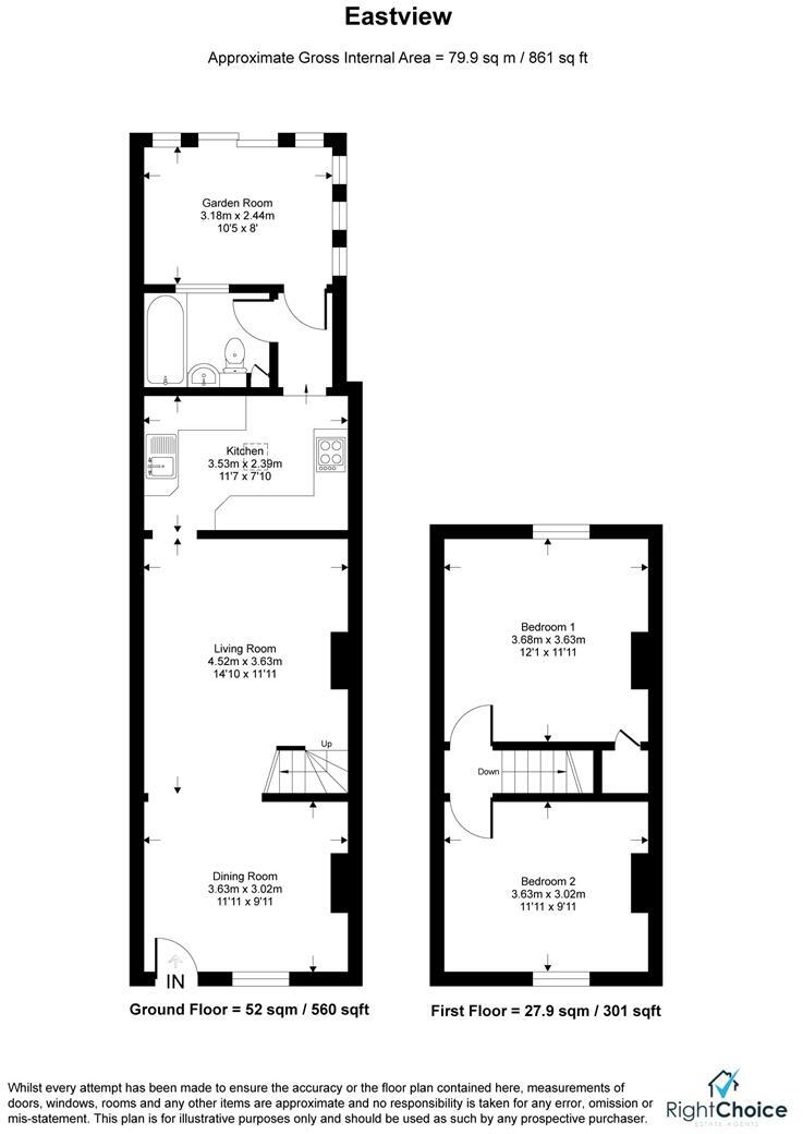 East View , Worting Road, floorplan