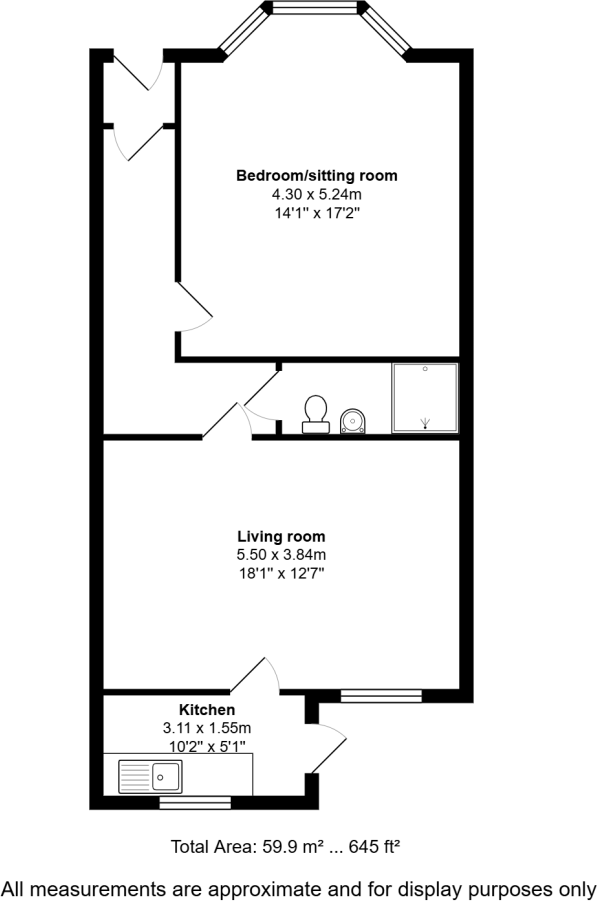44 Corsewall Street, Coatbridge, ML5 1PY floorplan