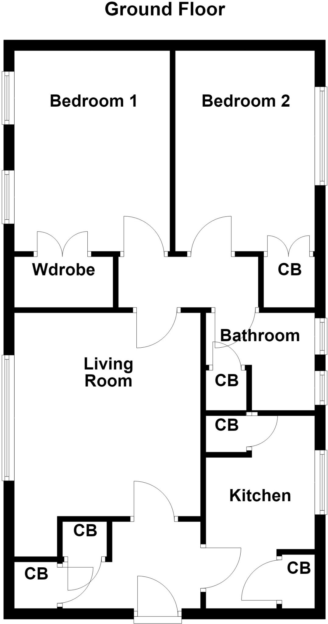 Nottingham Road, Whittington Barracks floorplan