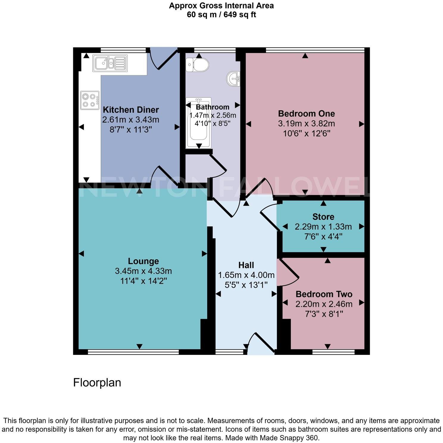 Church View, Ibstock, LE67 floorplan