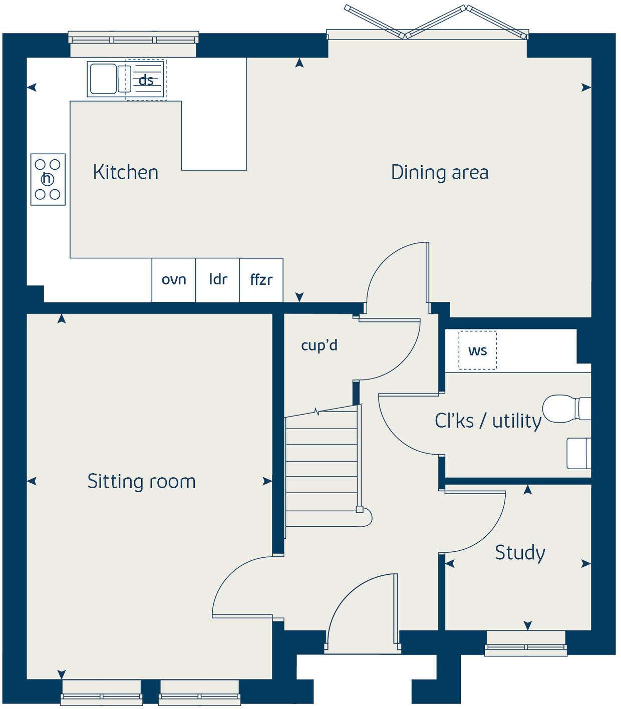 Coventry Road,
Bulkington,
CV12 9NJ floorplan