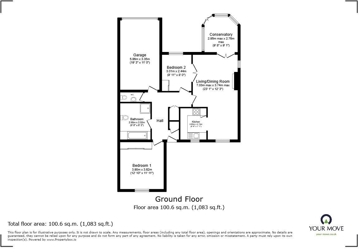 Meadowbrook Court, Twmpath Lane, Gobowen, Oswestry, SY10 floorplan