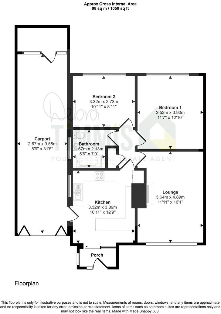 Fielden Close, Milton, Stoke-On-Trent floorplan