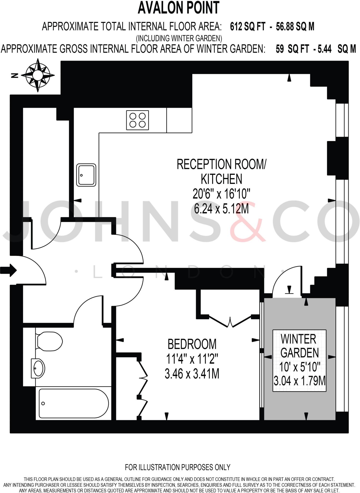 Avalon Point, Silvocea Way, London, E14  floorplan