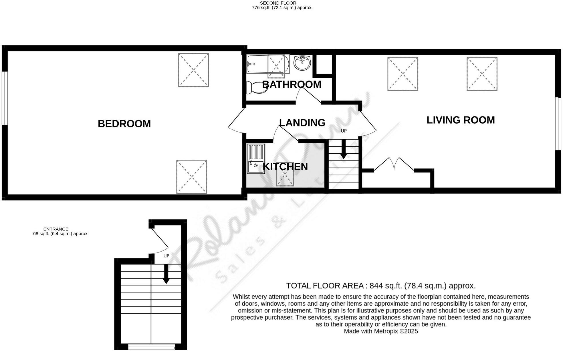 Flat 10, Chalfont, Compton Terrace, Hailsham floorplan