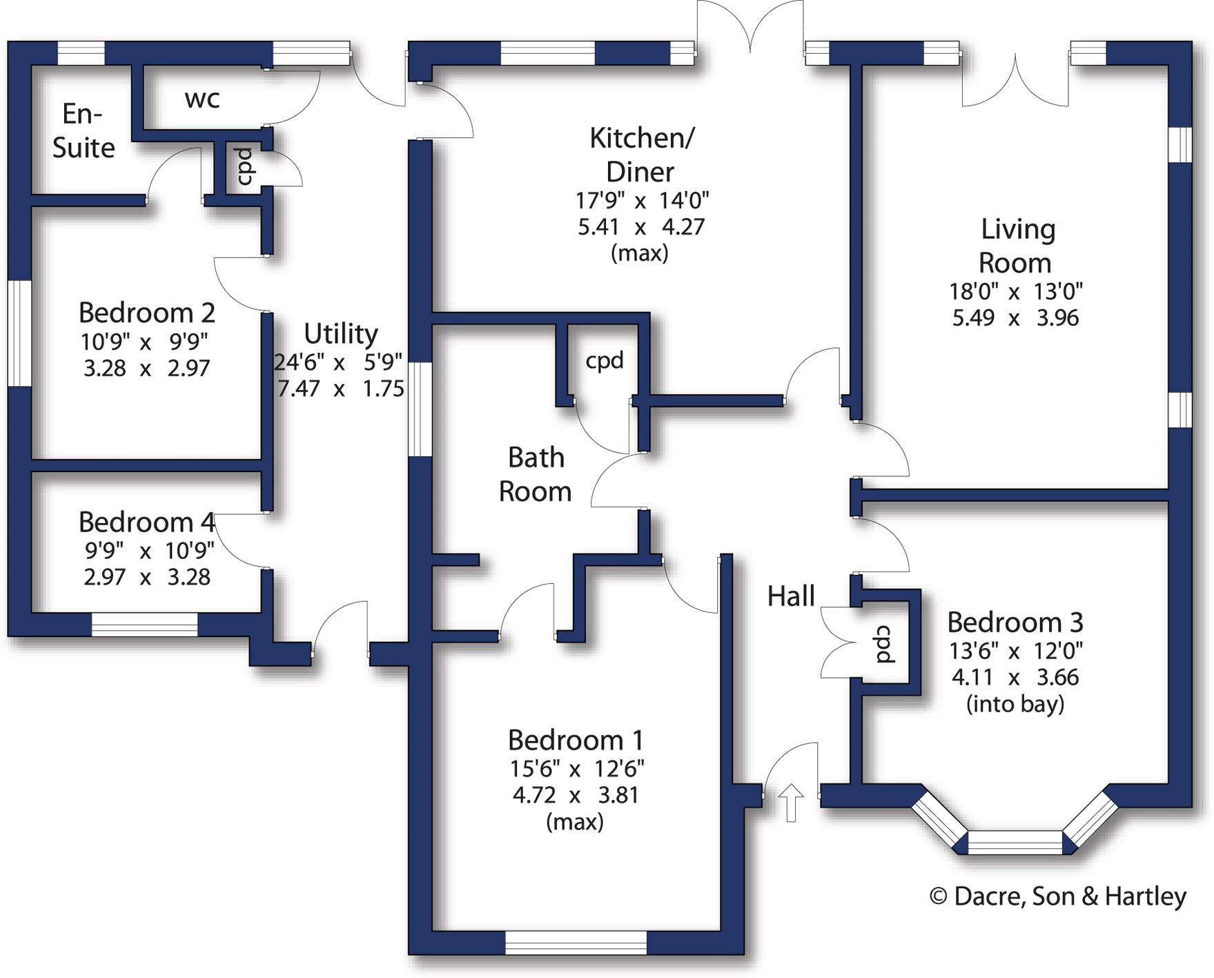 Whitcliffe Lane, Ripon, North Yorkshire, HG4 floorplan