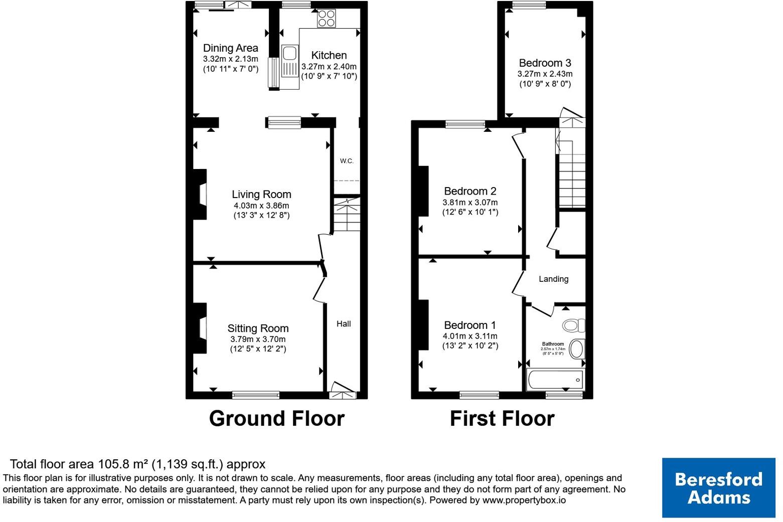 Garden Lane, CHESTER, Cheshire, CH1 floorplan