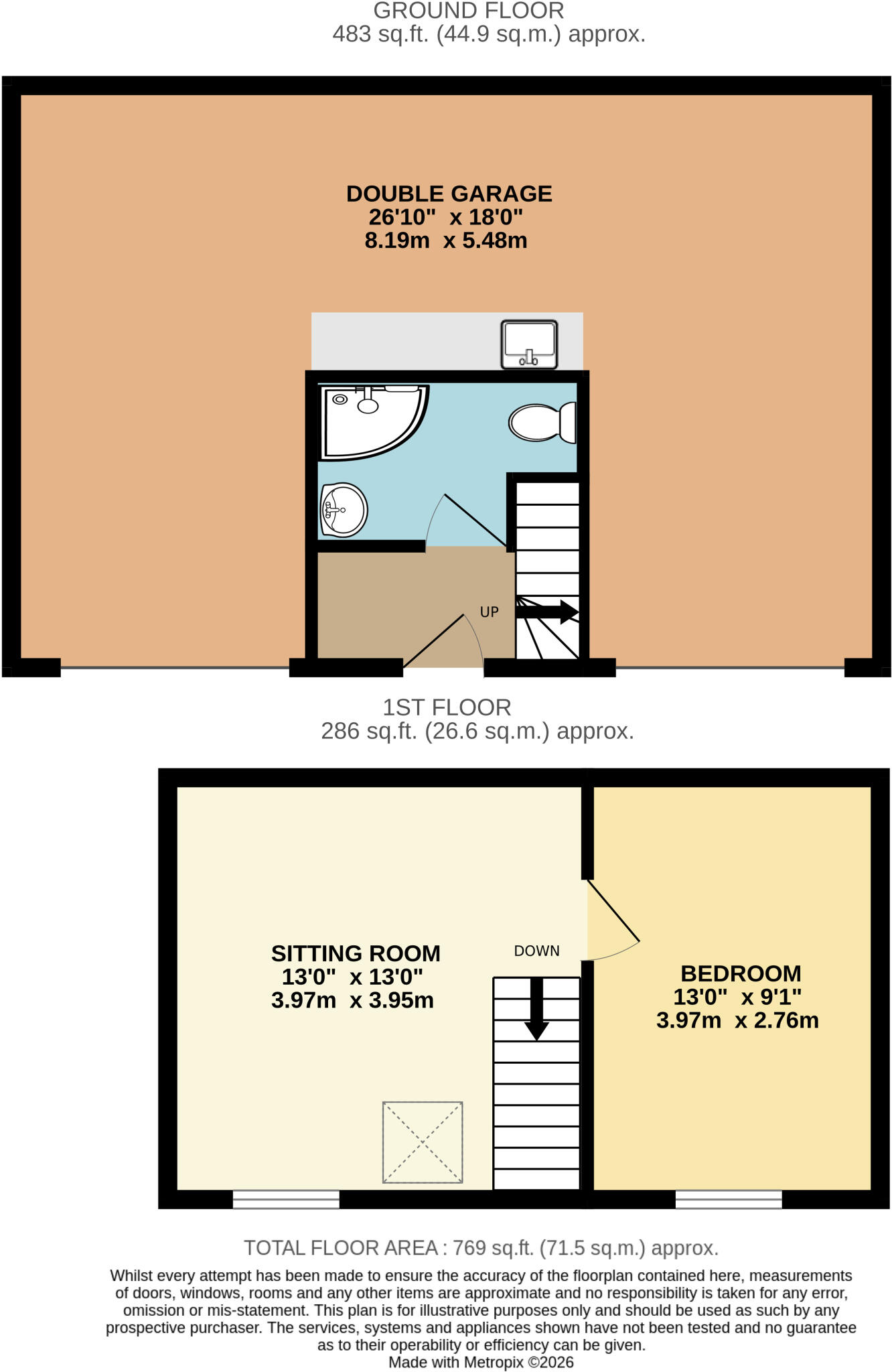 South Street, Dolton, Winkleigh, Devon, EX19 floorplan