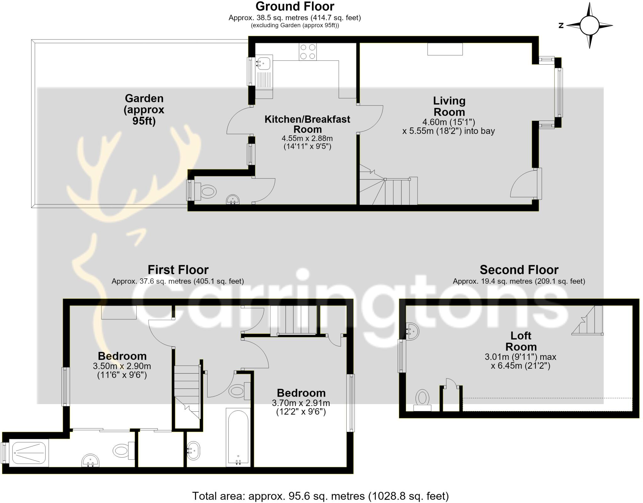 1 Vale Cottages, Kingston Vale, London floorplan