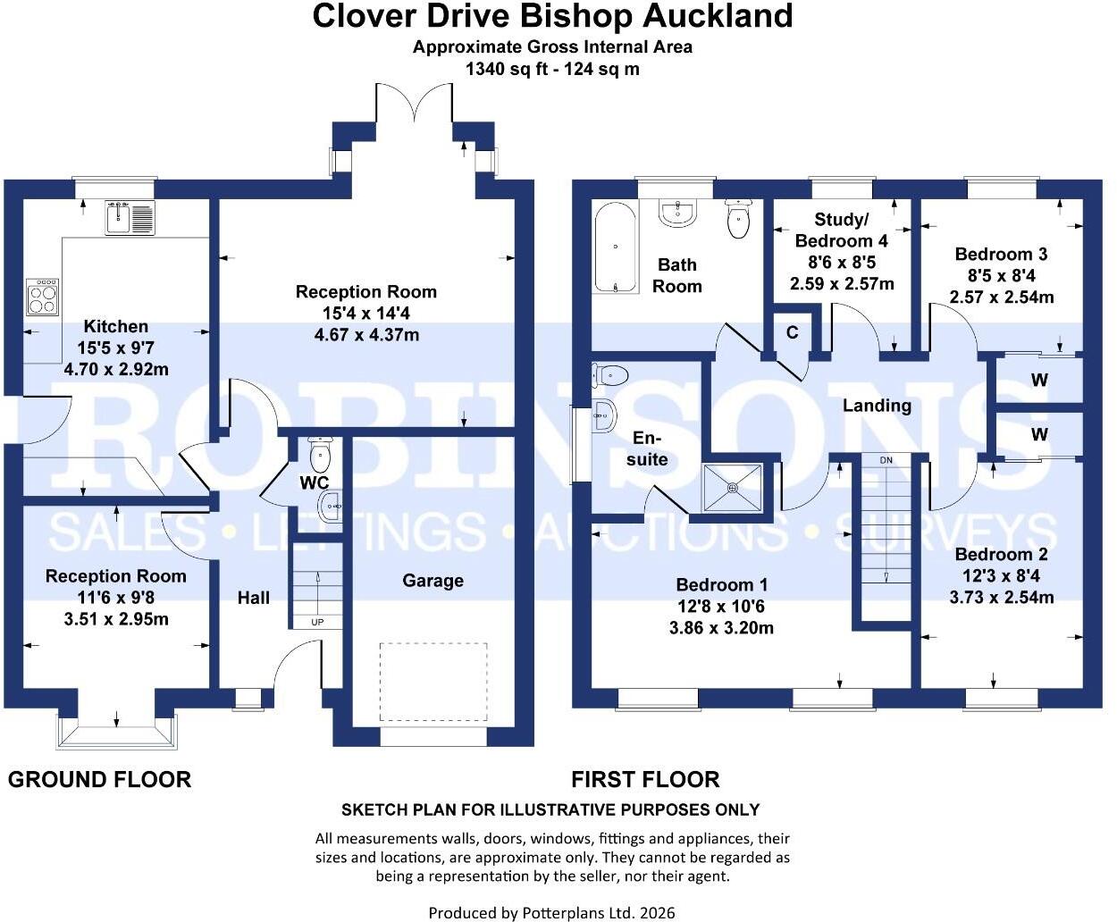 Clover Drive, Etherley Dene, Bishop Auckland floorplan