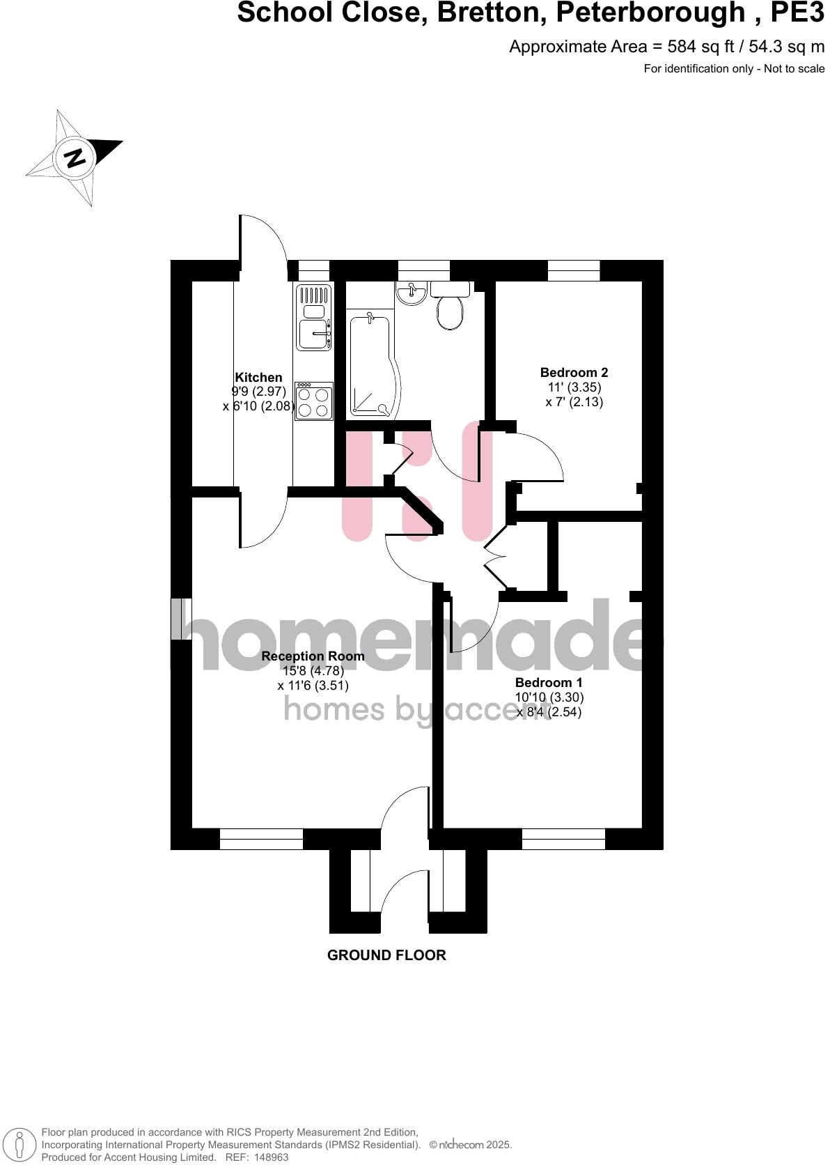 School Close, Bretton, Peterborough floorplan