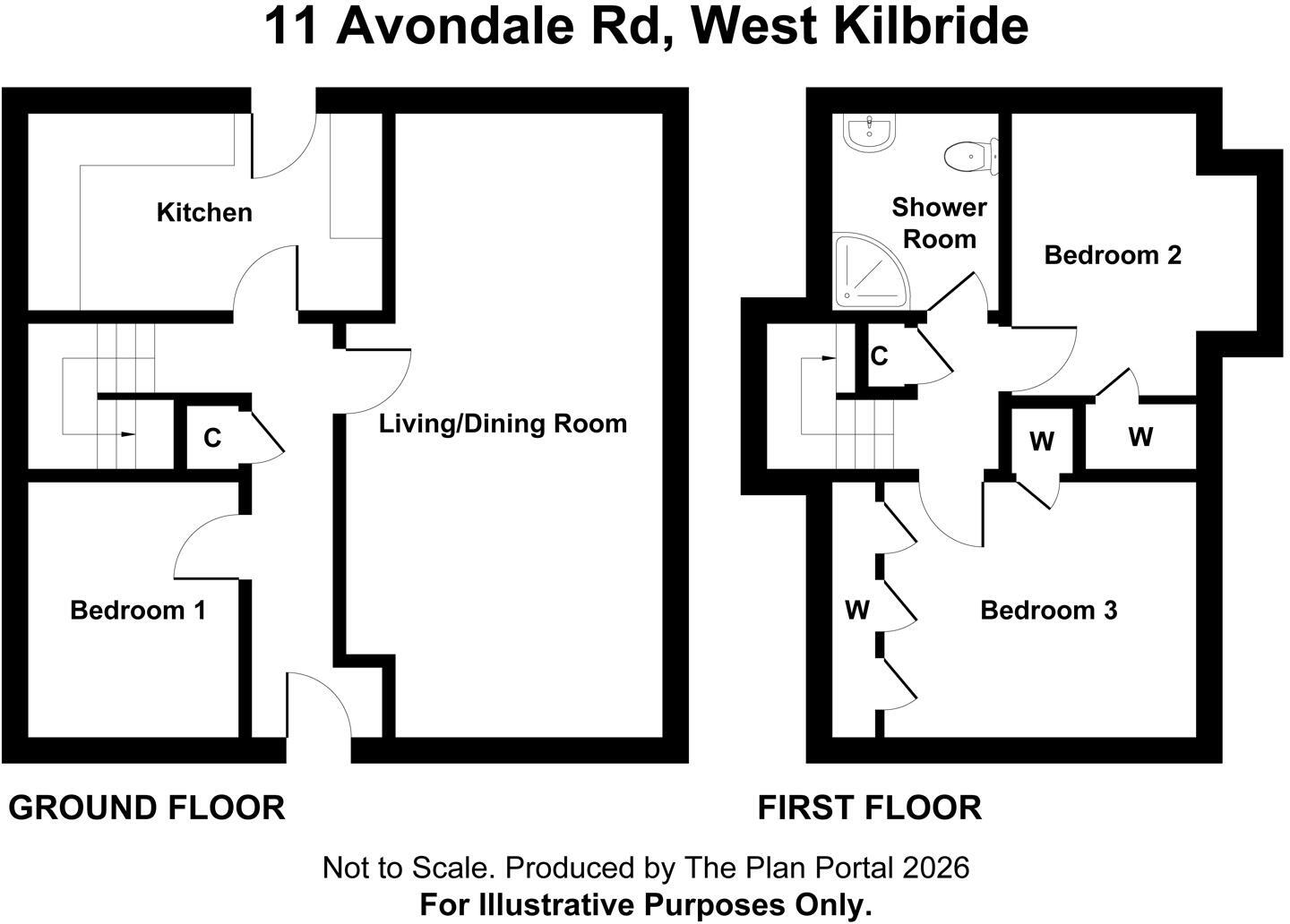 Avondale Road, West Kilbride floorplan