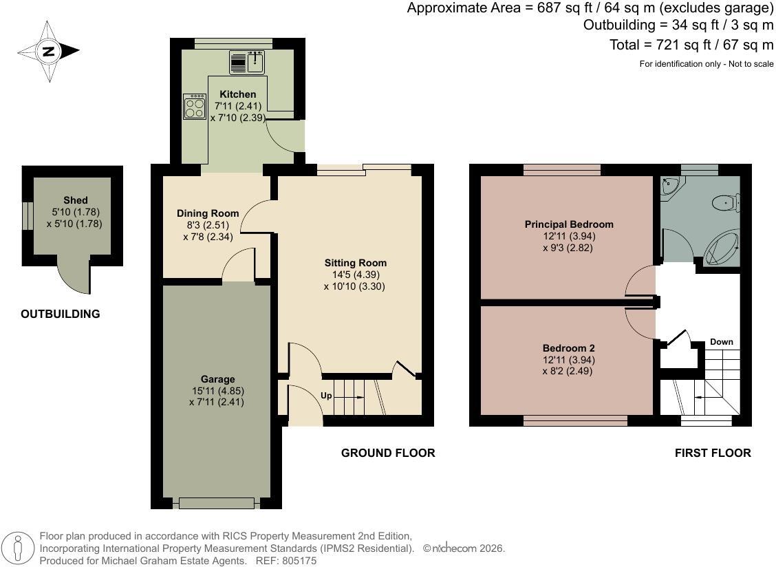 Kilpin Green, North Crawley, Newport Pagnell, Buckinghamshire, MK16 floorplan