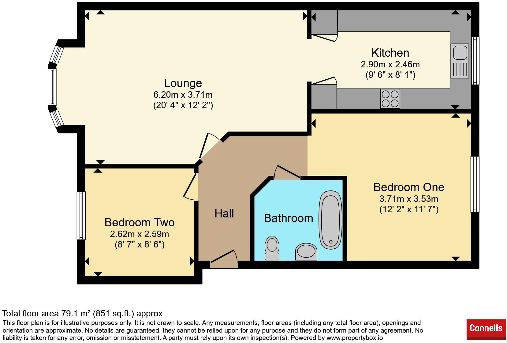 Goodrich Mews, Dudley floorplan