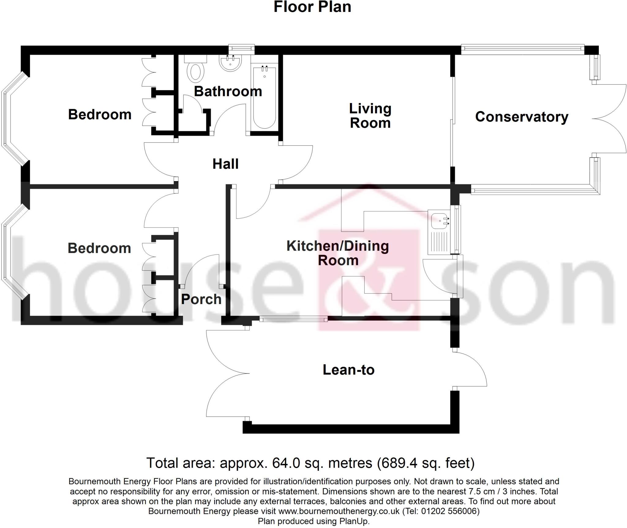 Craigmoor Avenue, Bournemouth floorplan