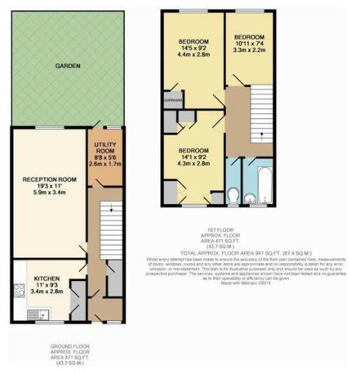 Robsart Street, London, SW9 floorplan