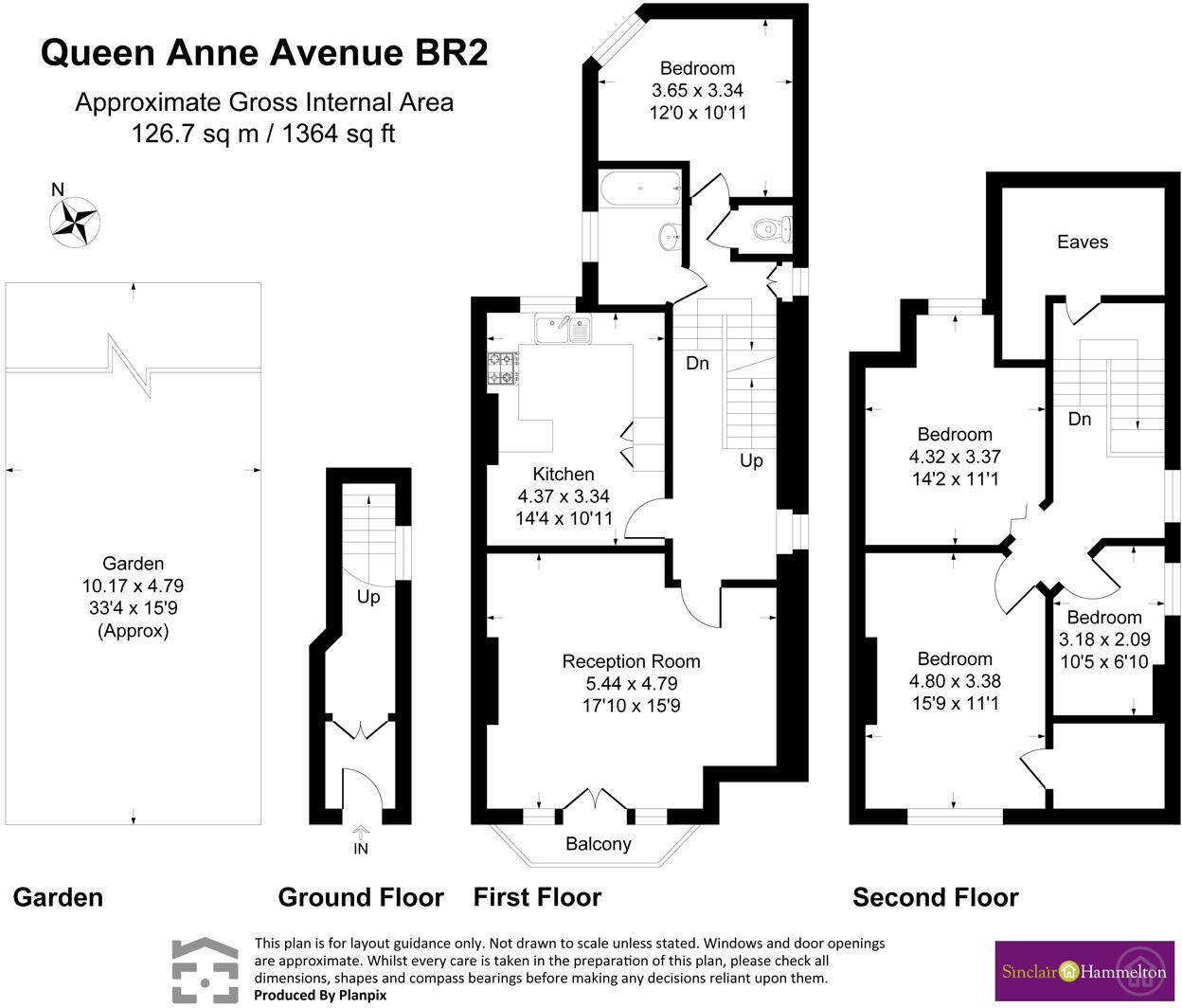 Queen Anne Avenue, Bromley, Kent floorplan