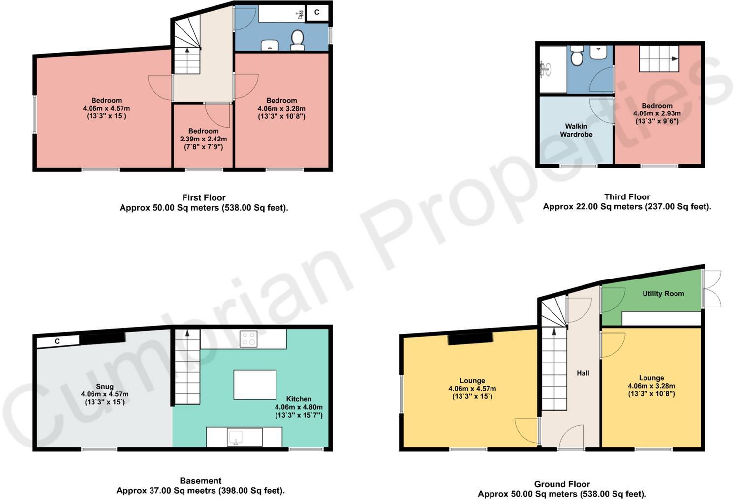 Chiswick Street, Carlisle floorplan