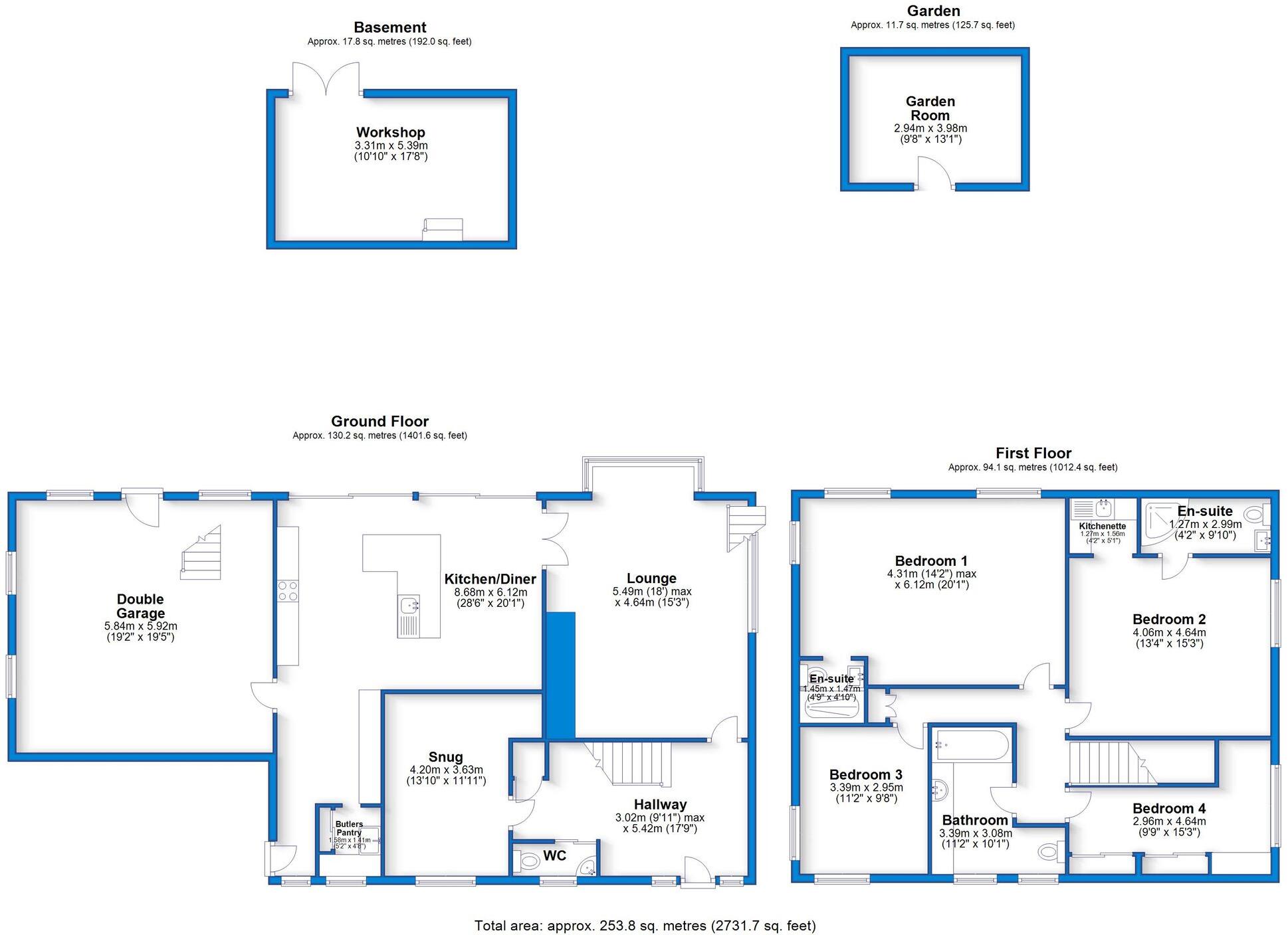 The Light House, Reservoir Houses, Ogston, Higham, DE55 6EL floorplan