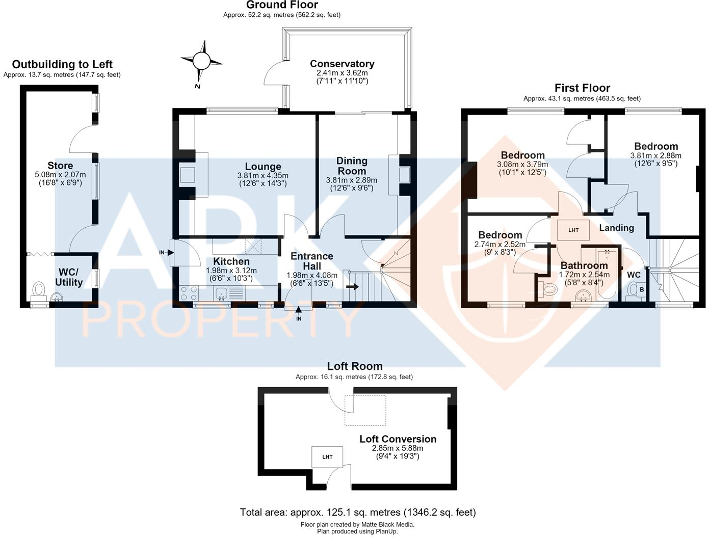 Rose Lane, Pinchbeck floorplan