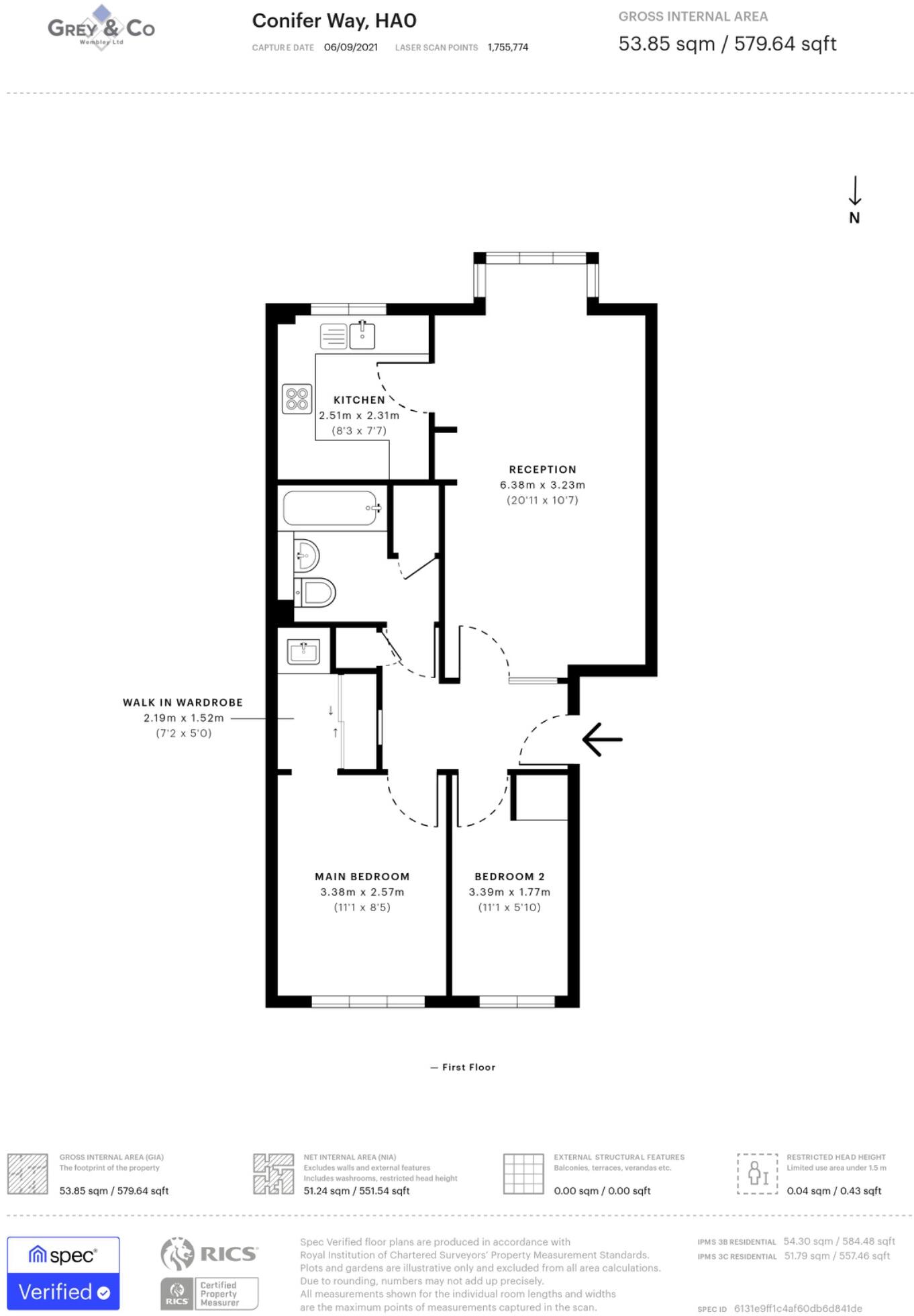 Wembley, Greater London, HA0 floorplan