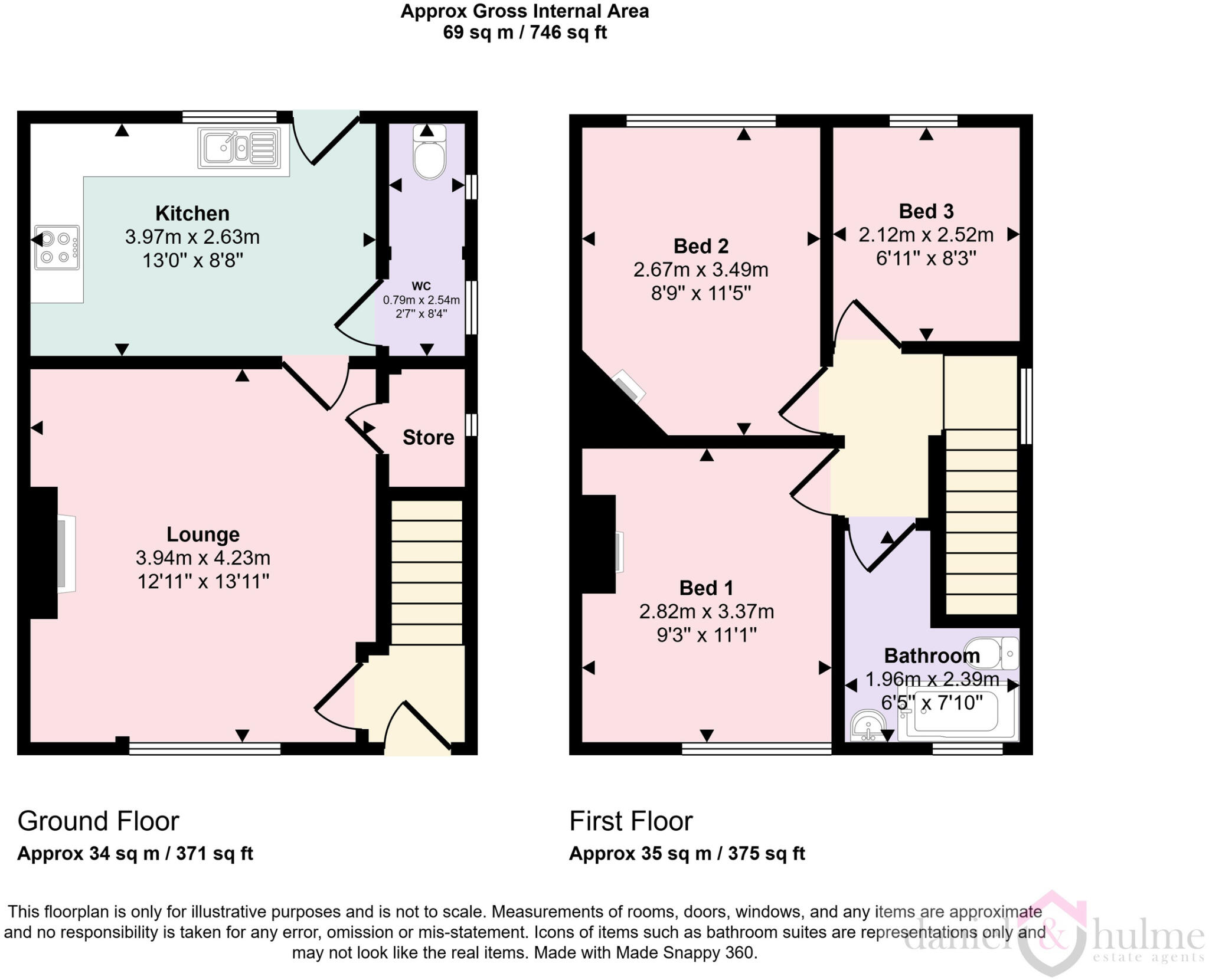 Westminster Road, Leek, Staffordshire floorplan